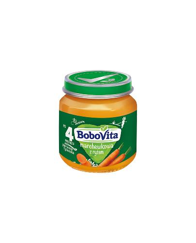 BOBOVITA Marchewkowa z ryżem po 4 m-cu - 125 g - cena, opinie, właściwości